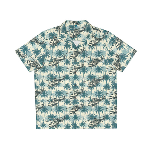 Blackhawk Helicopter Aloha Shirt