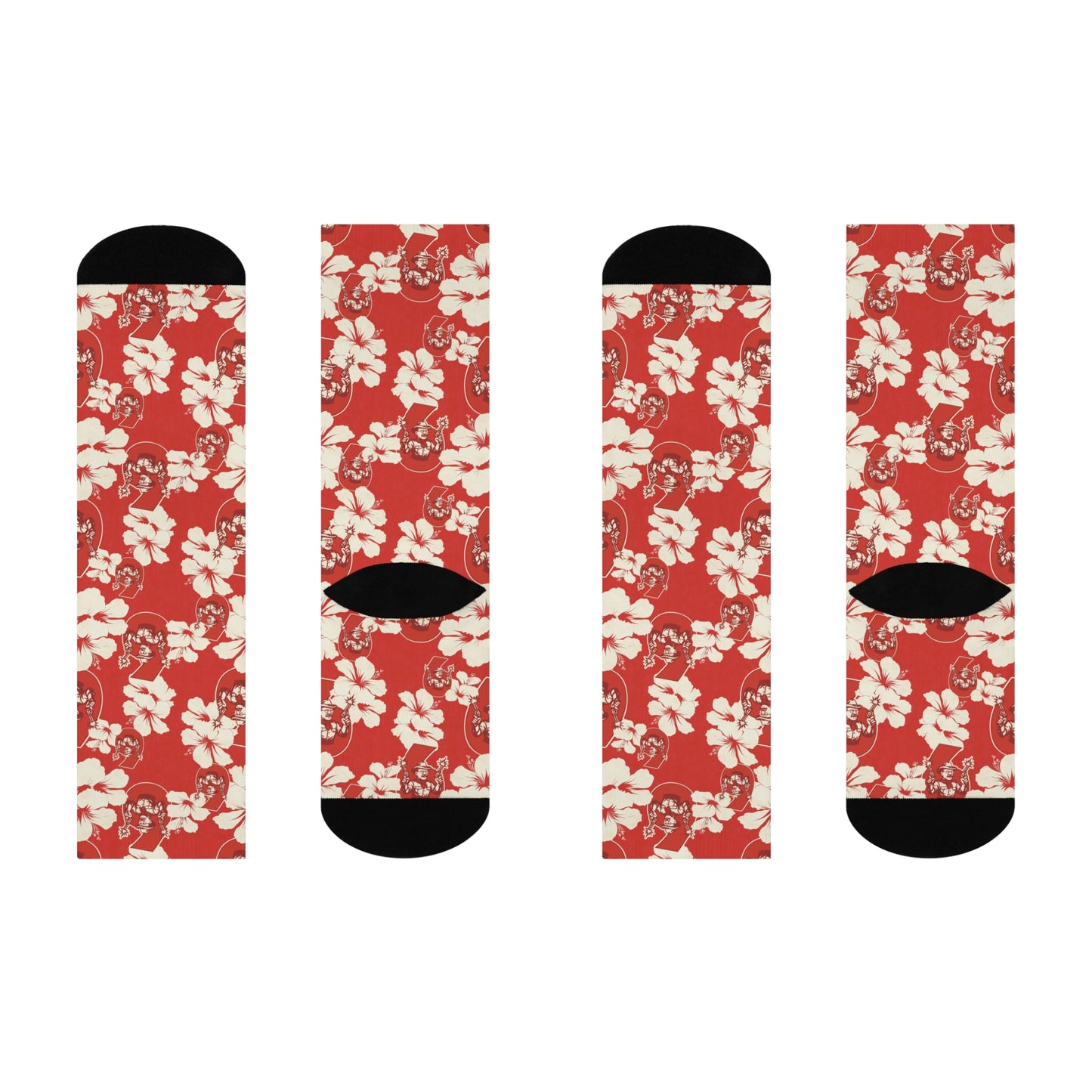 Teddy Roosevelt Aloha Cushioned Crew Socks