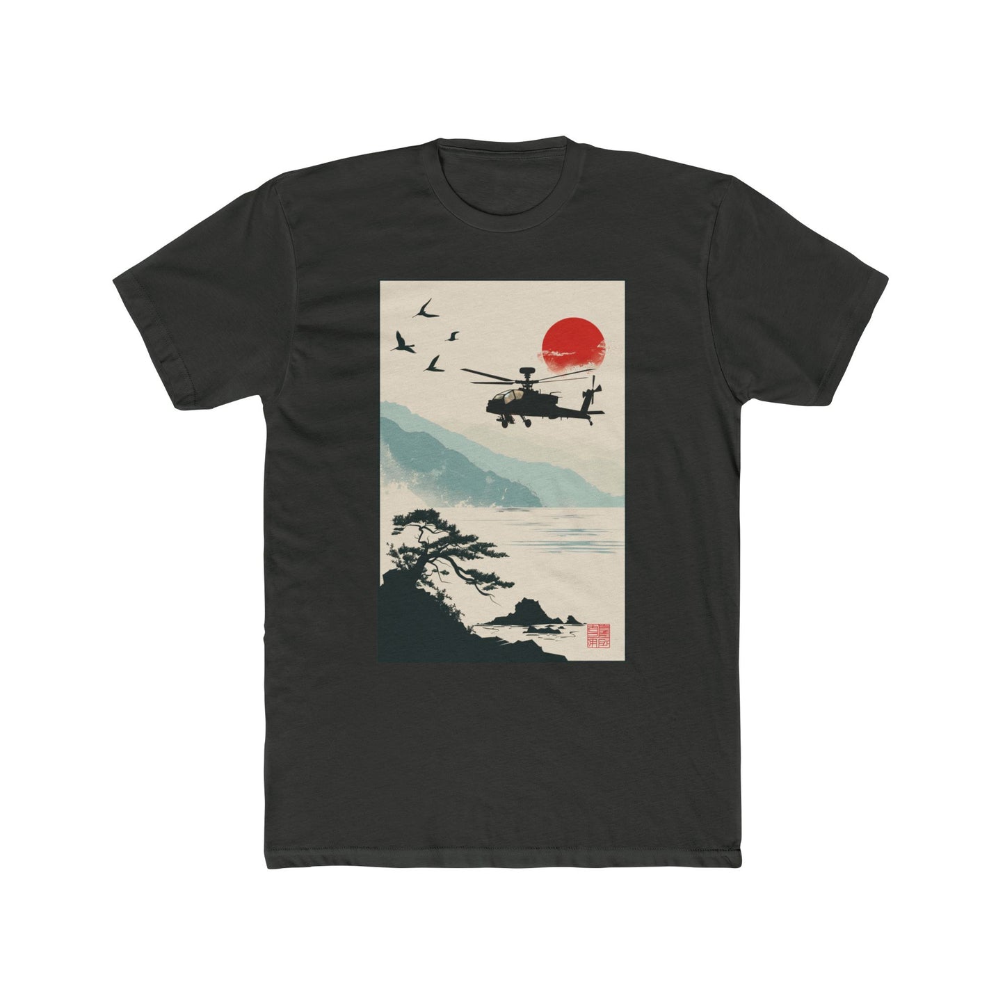 Rising Sun Flying High 100% Cotton Crew Tee