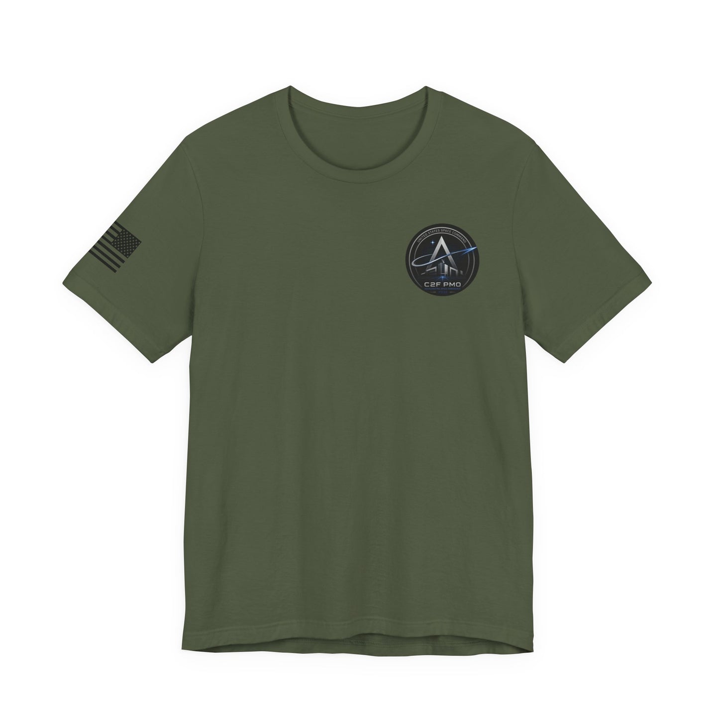 U.S. Space Command C2F PMO Logo T-Shirt Accelerating Space Dominance 2032