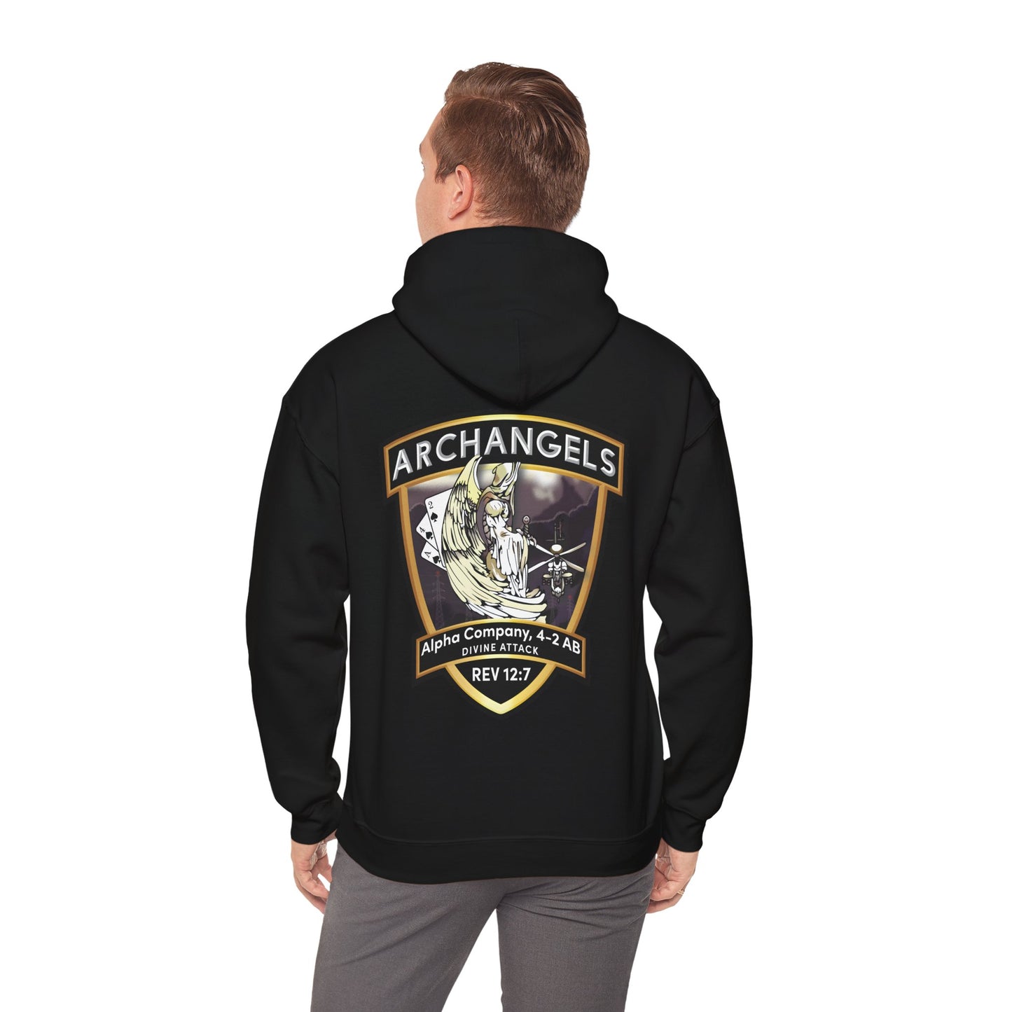 4-2 Archangels Heavy Blend Hooded Sweatshirt