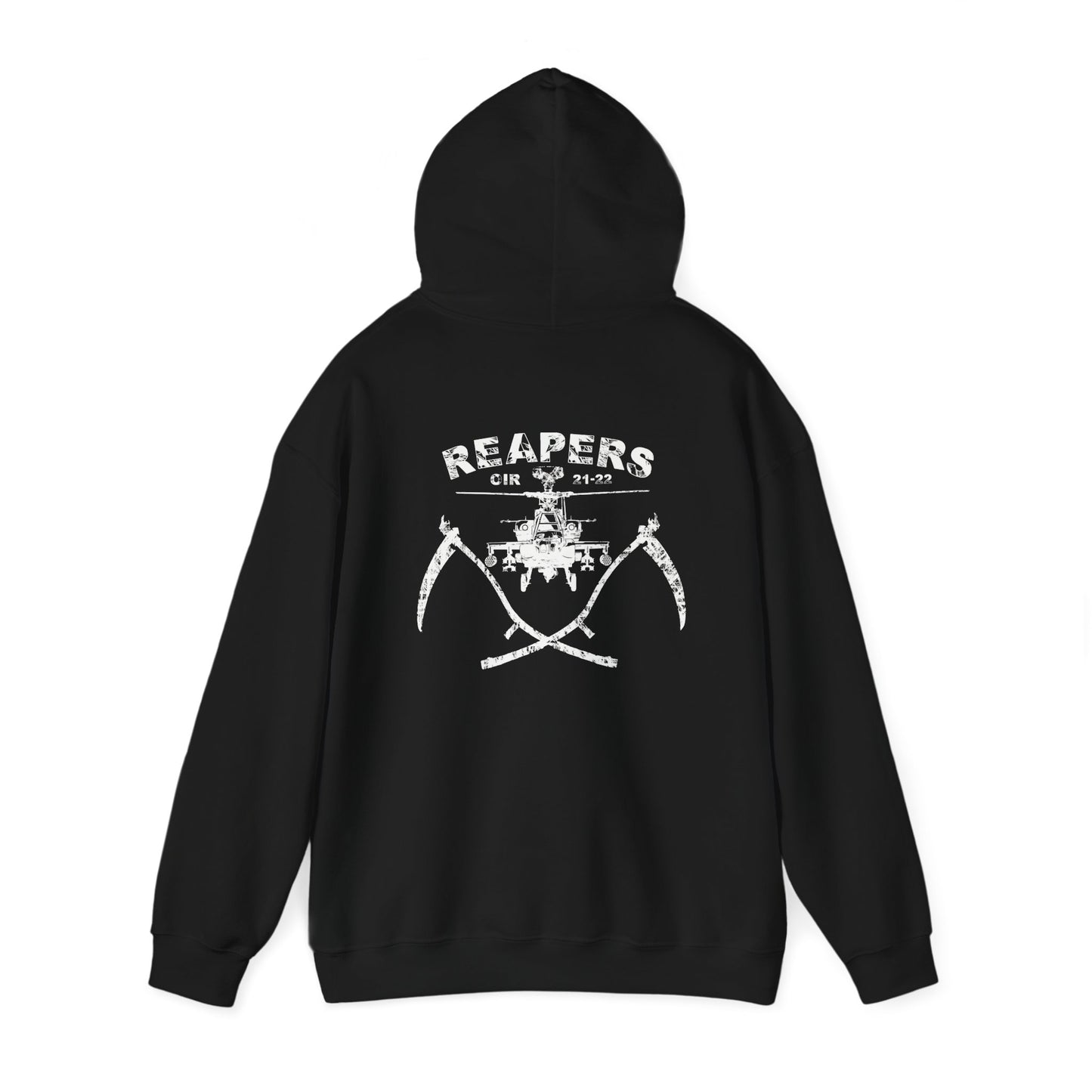 1-227 Reapers Crossed Sythes Heavy Blend Hooded Sweatshirt