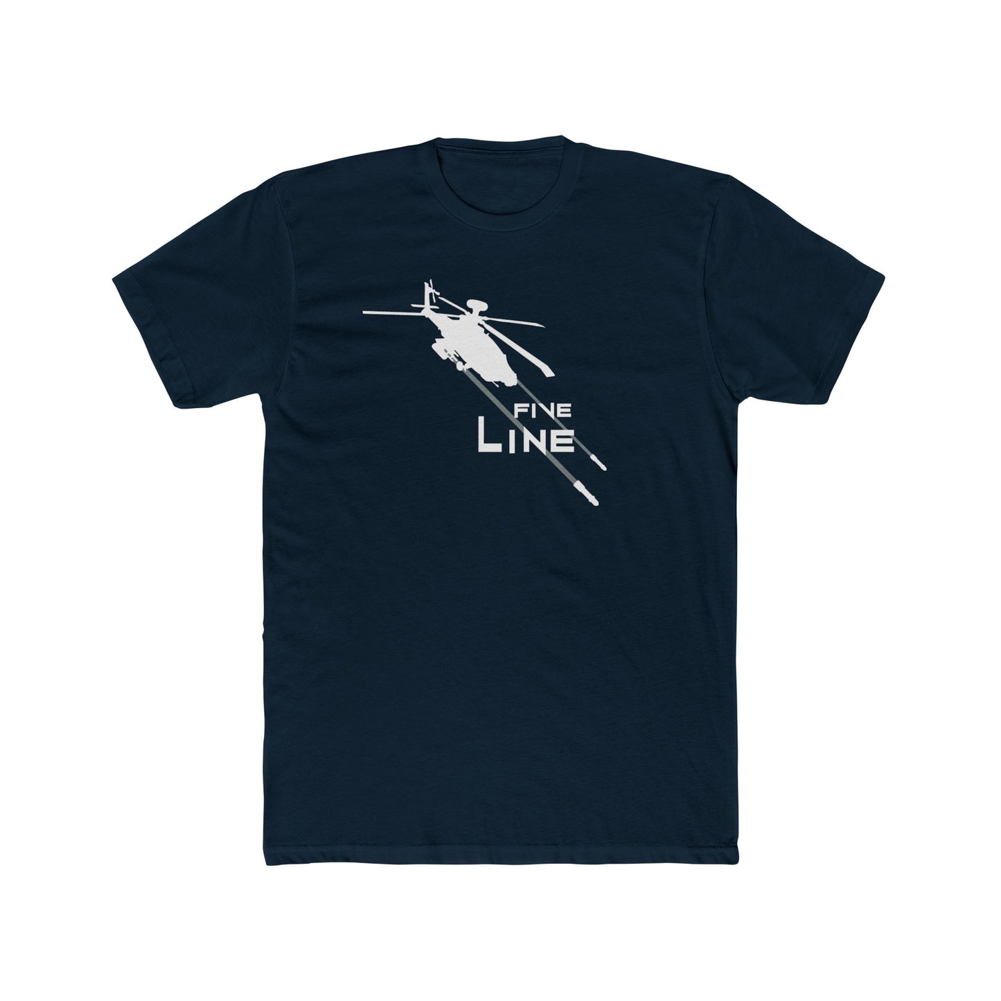 Five Line 100% Cotton Crew Tee