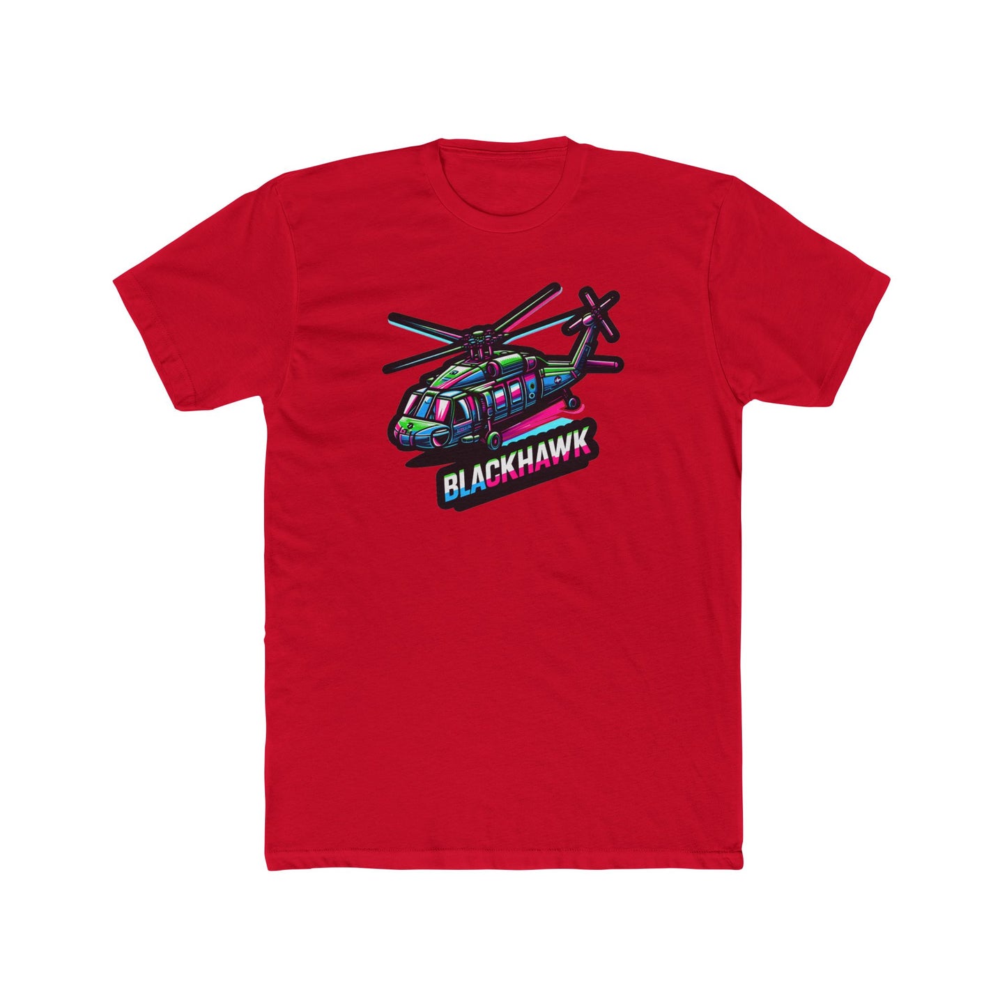 Retro Blackhawk 100% Cotton Crew Tee