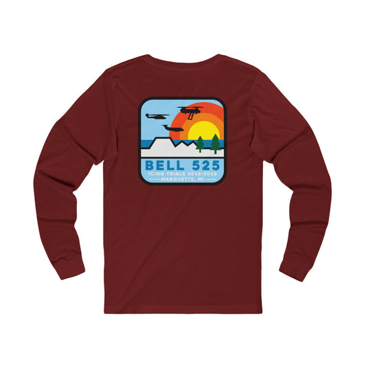 Bell 525 Icing Trials Lightweight 100% Cotton Long Sleeve Tee