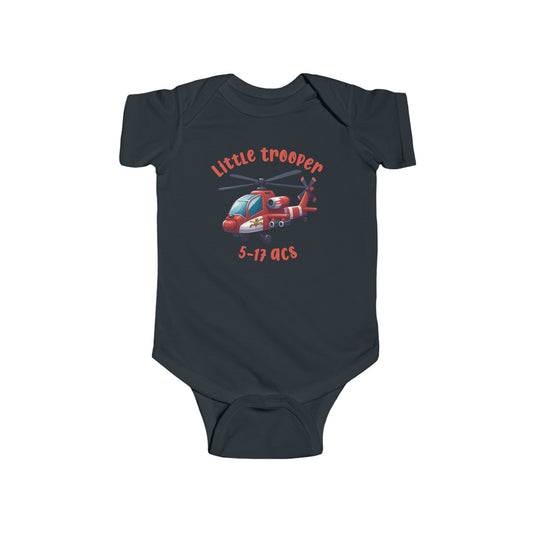 5-17 Little Trooper Infant Fine Jersey Bodysuit