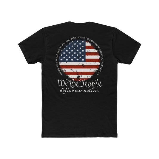 We the People 100% Cotton Crew Tee Colors Unite Us