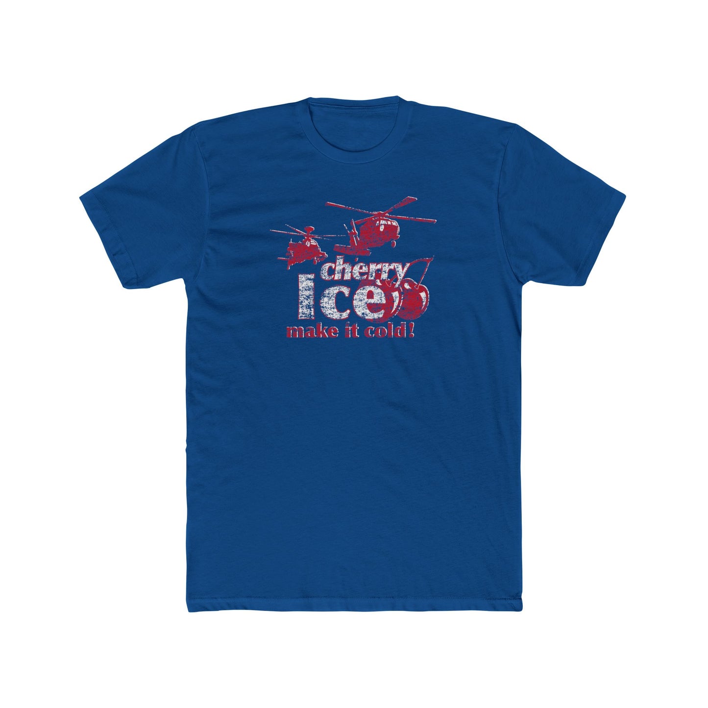 Cherry ice Blackhawk 100% Cotton Crew Tee