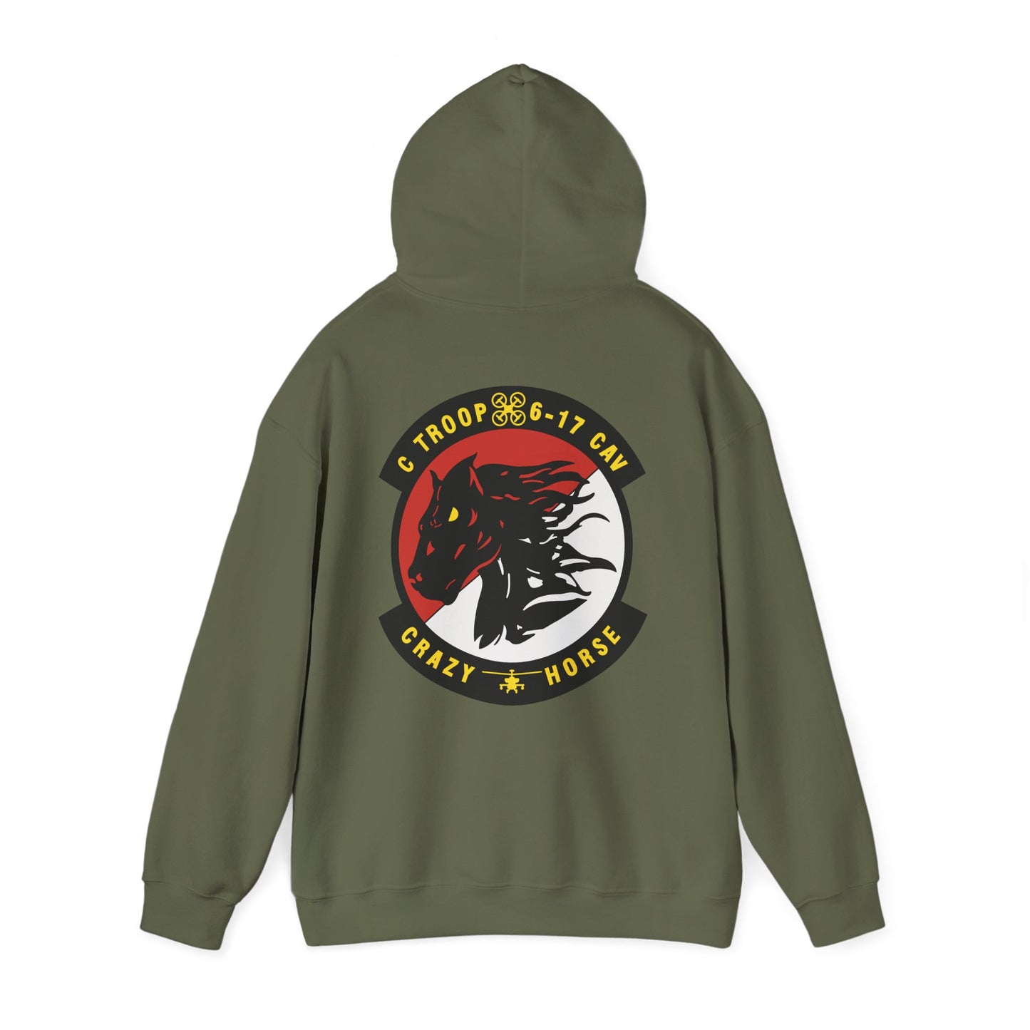 6-17 AIR CAV Charlie Troop Unisex Heavy Blend Hooded Sweatshirt