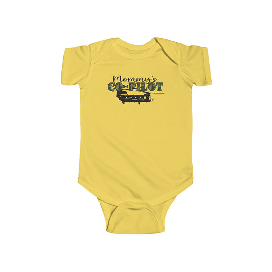 Mommy’s Chinook Co-Pilot Infant Fine Jersey Bodysuit