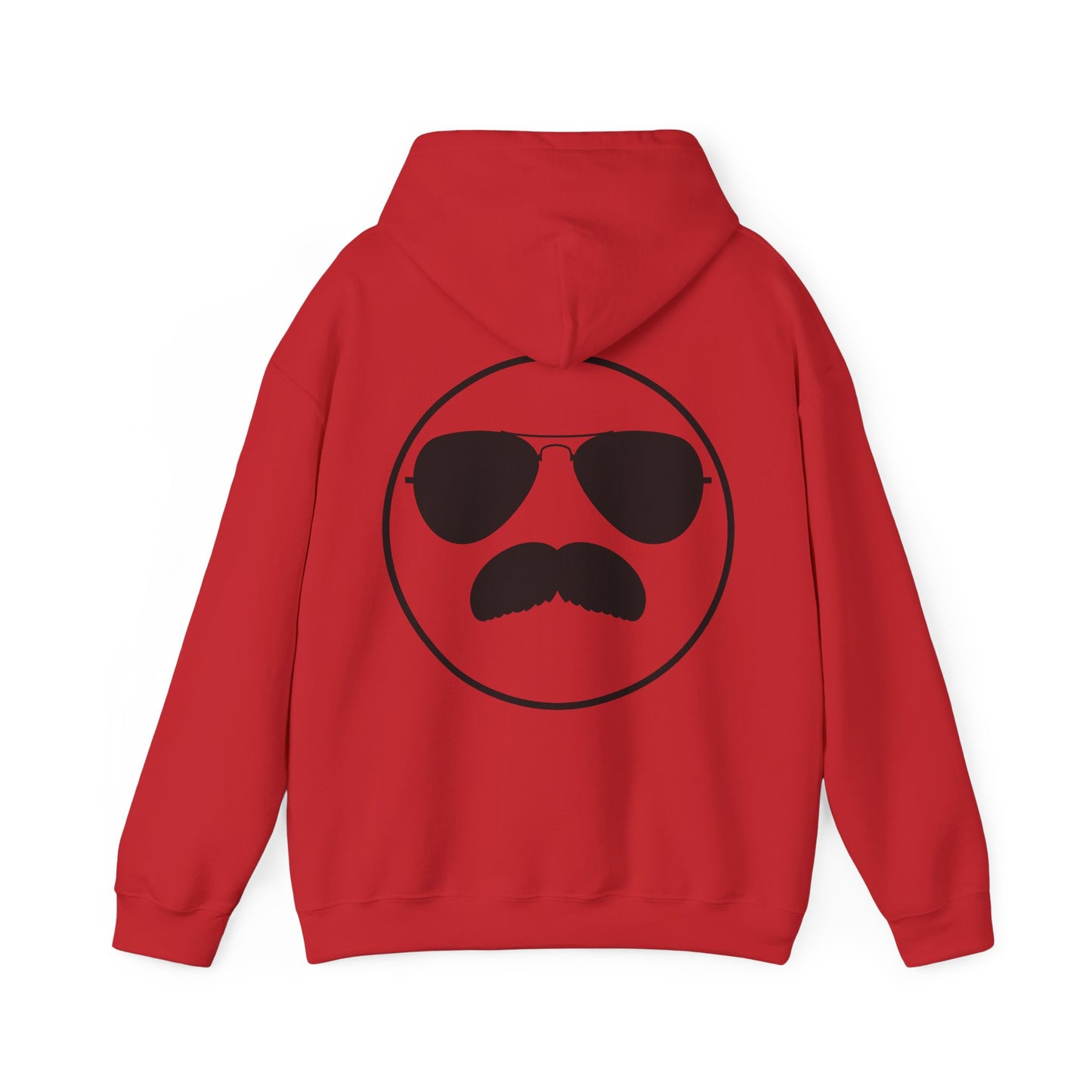 Mustache Aviator Hoodie - Unisex Heavy Blend Sweatshirt