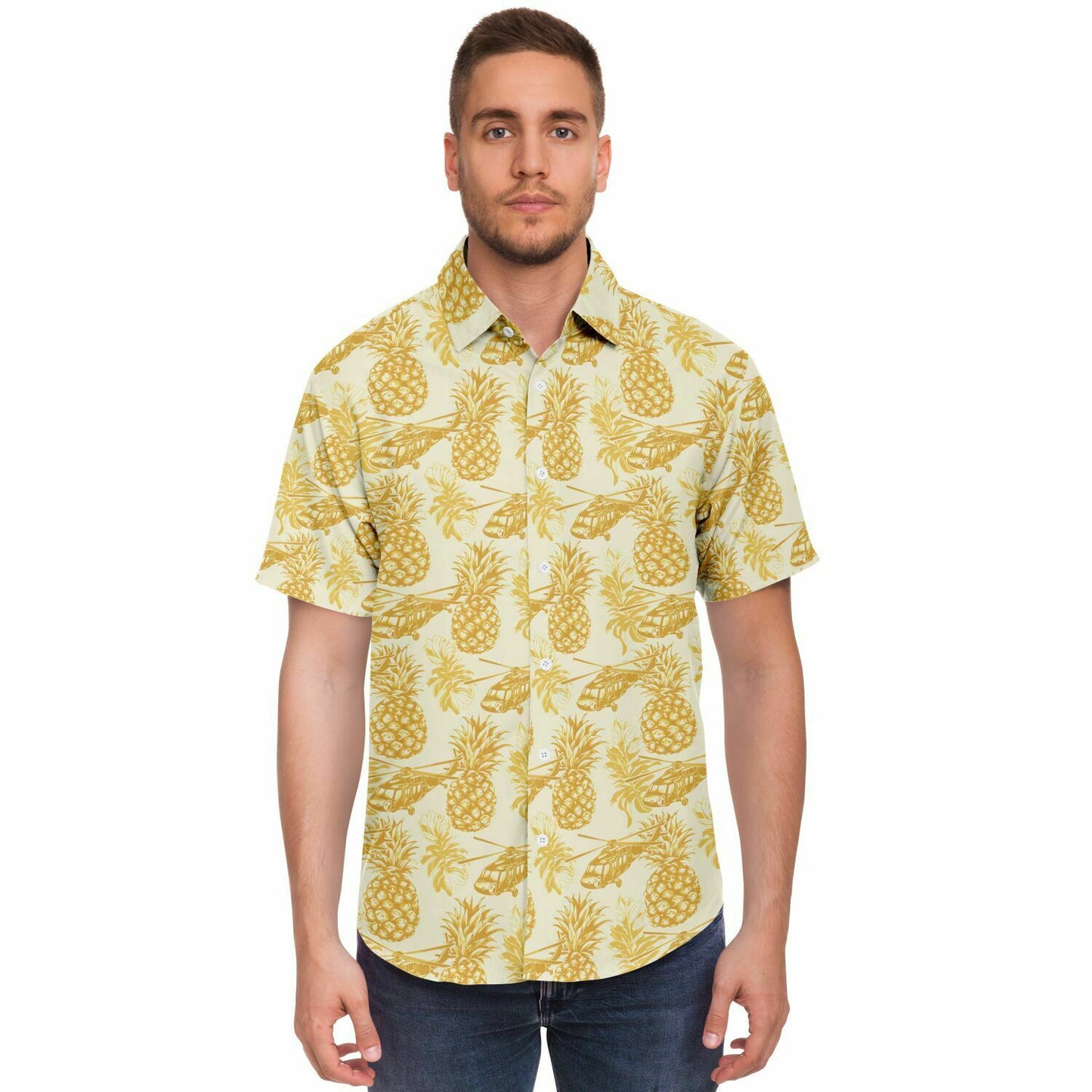 Blackhawk Tropical Thunder Short Sleeve Button Down Shirt