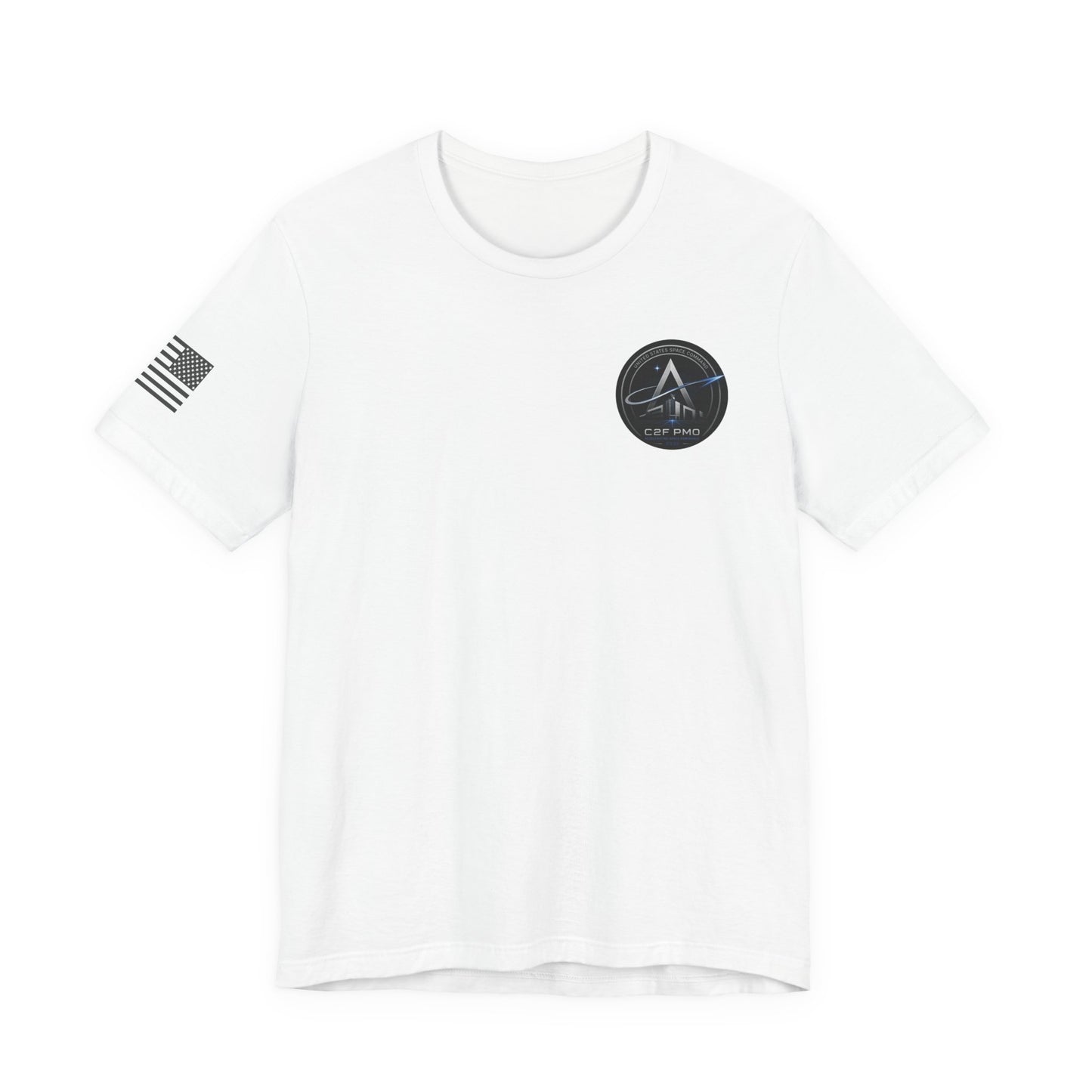 U.S. Space Command C2F PMO Logo T-Shirt Accelerating Space Dominance 2032