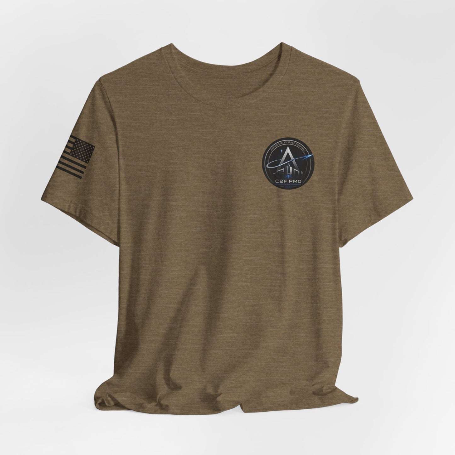 U.S. Space Command C2F PMO Logo T-Shirt Accelerating Space Dominance 2032