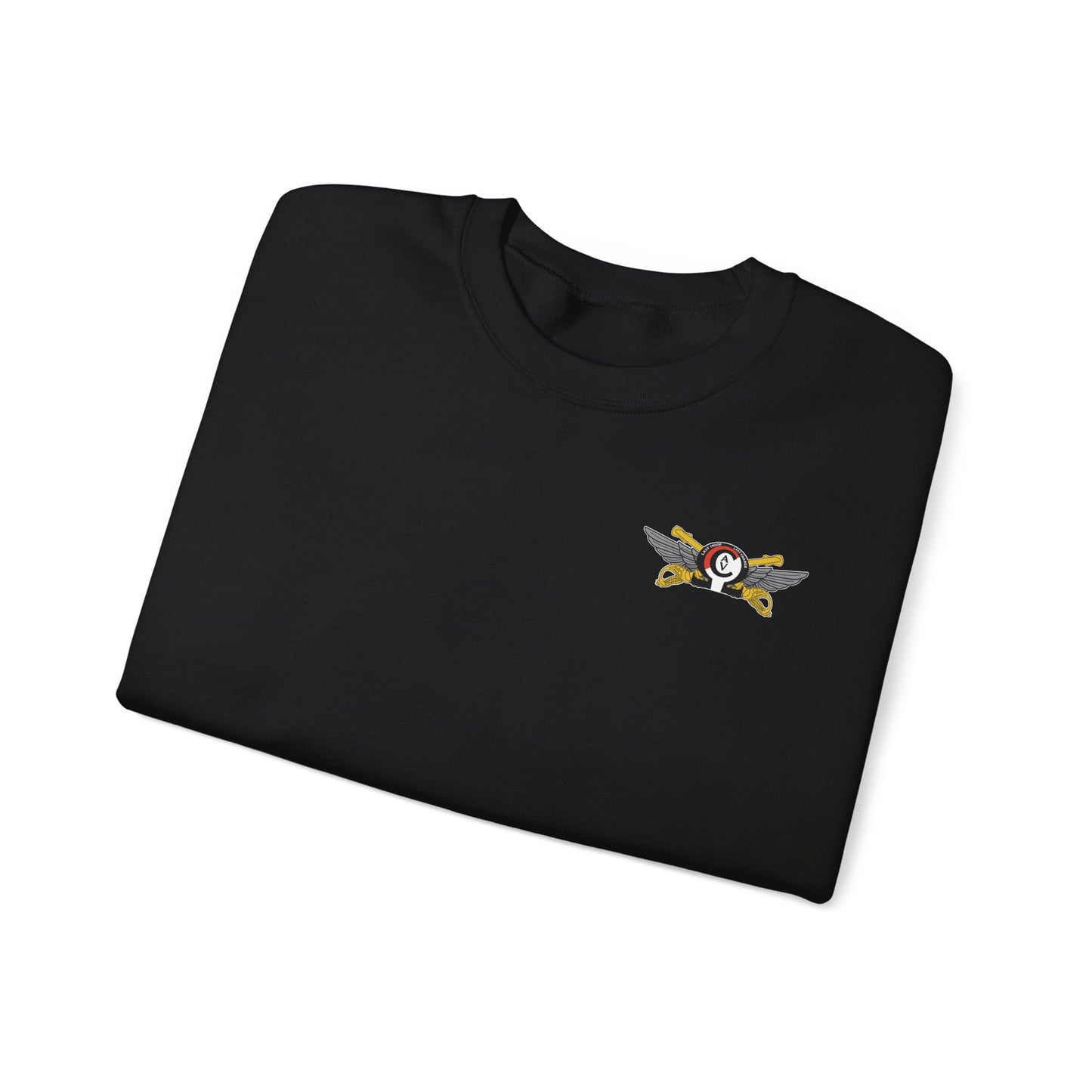 LAST TROOP - LAST CHARGE  6-17 AIR CAV Charlie Troop Unisex Heavy Blend Crewneck Sweatshirt