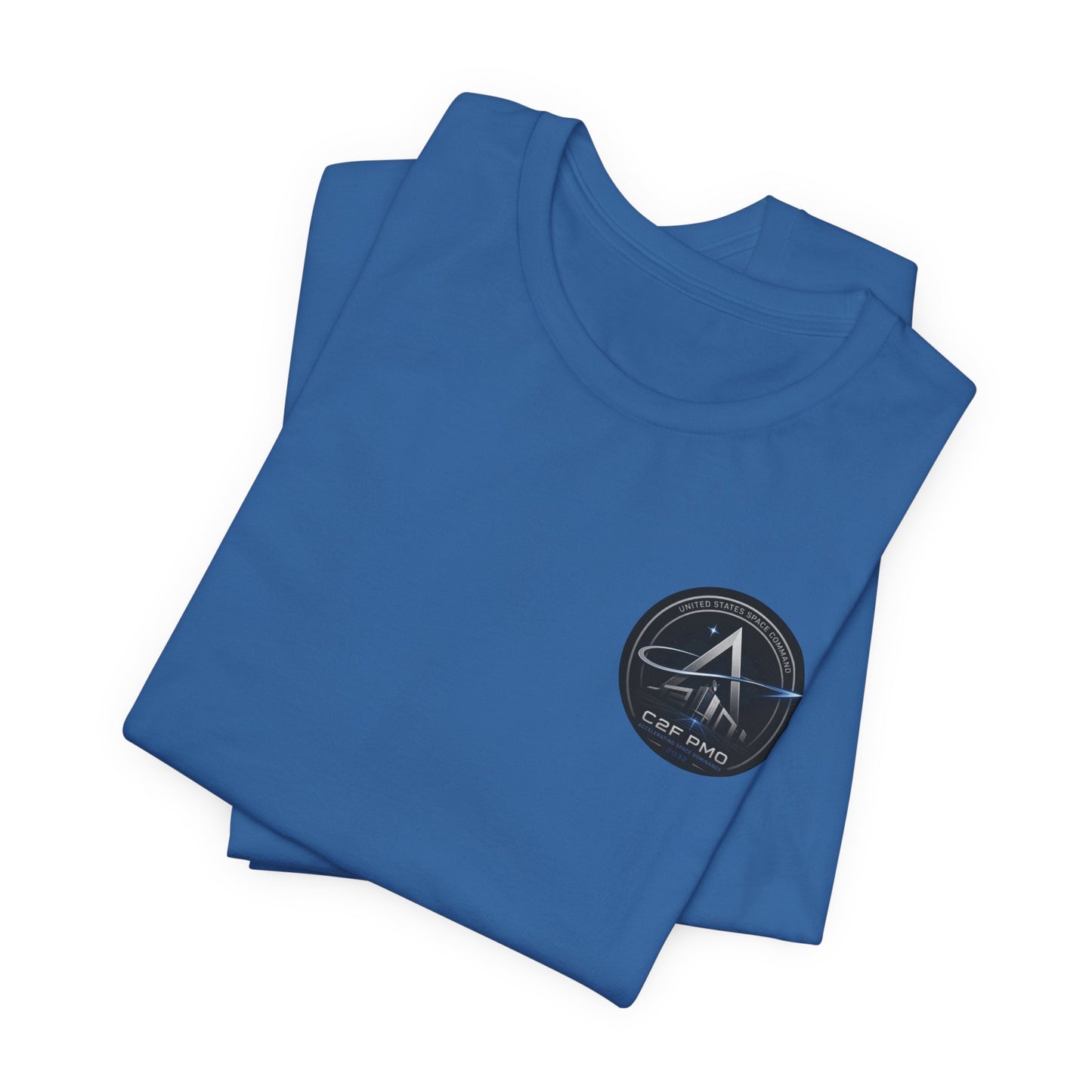 U.S. Space Command C2F PMO Logo T-Shirt Accelerating Space Dominance 2032
