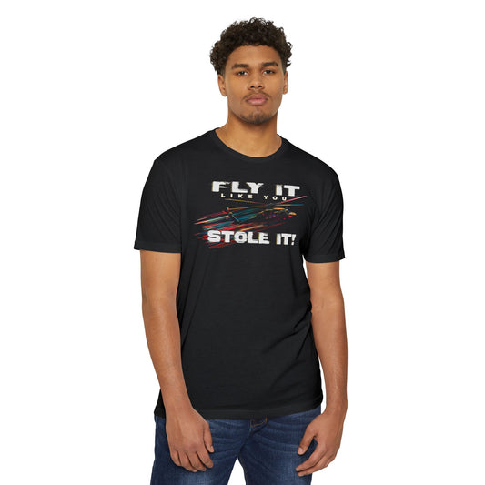 Fly It Like You Stole It Blackhawk Jersey T-shirt