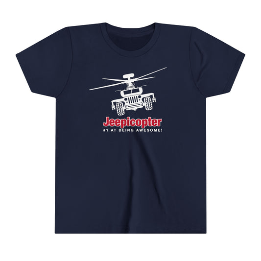 Jeepicopter Youth Short Sleeve Tee
