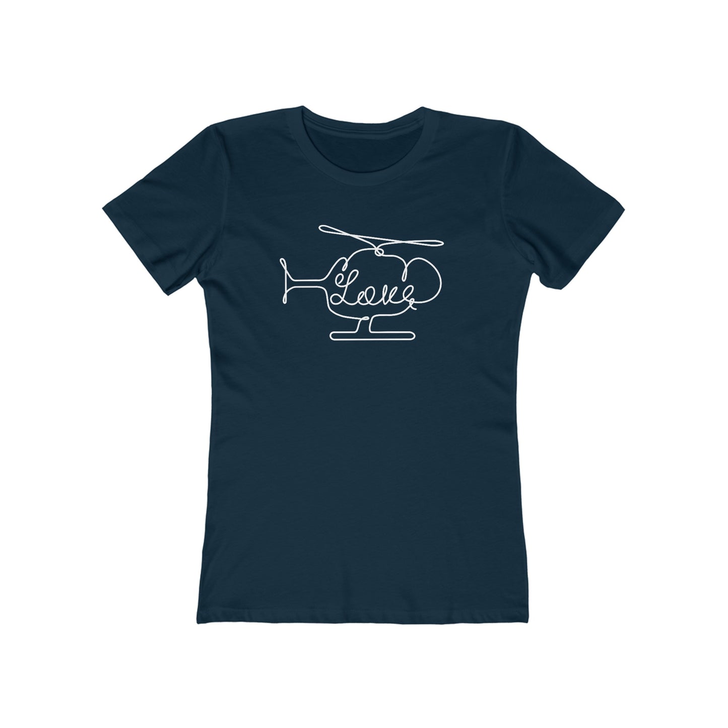 Love Helicopter Women's 100% cotton Tee