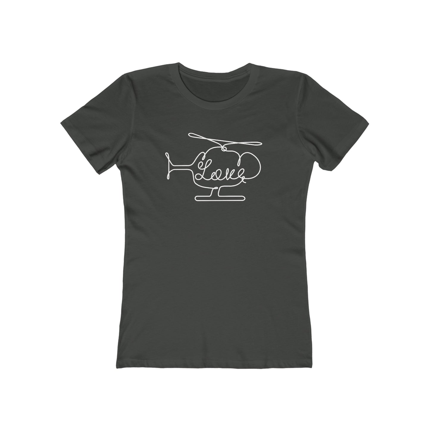 Love Helicopter Women's 100% cotton Tee