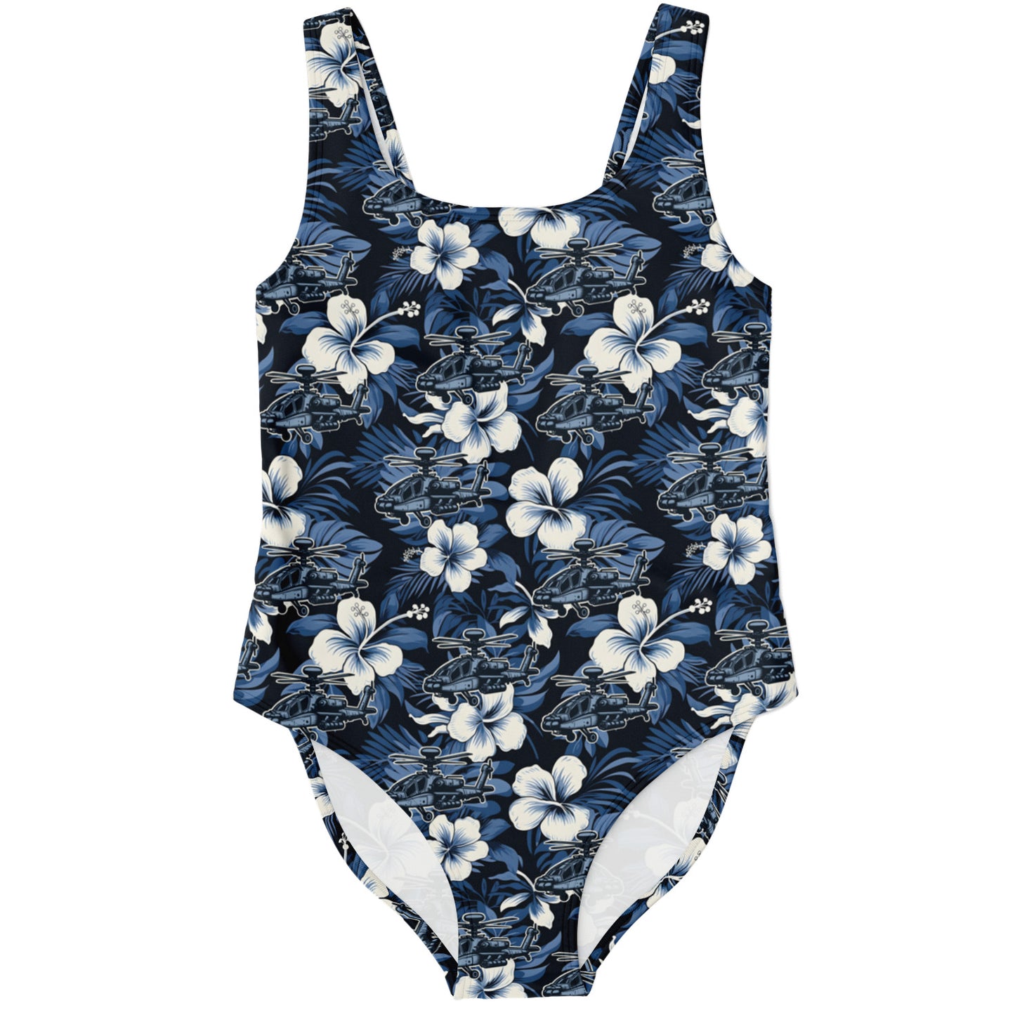 Apache Hibiscus Heli-Hues Floral One-Piece Swimsuit