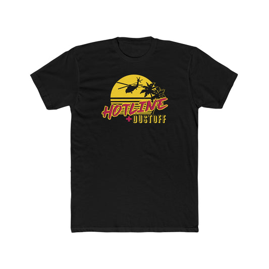 Hotline Sunset 100% Cotton Crew Tee