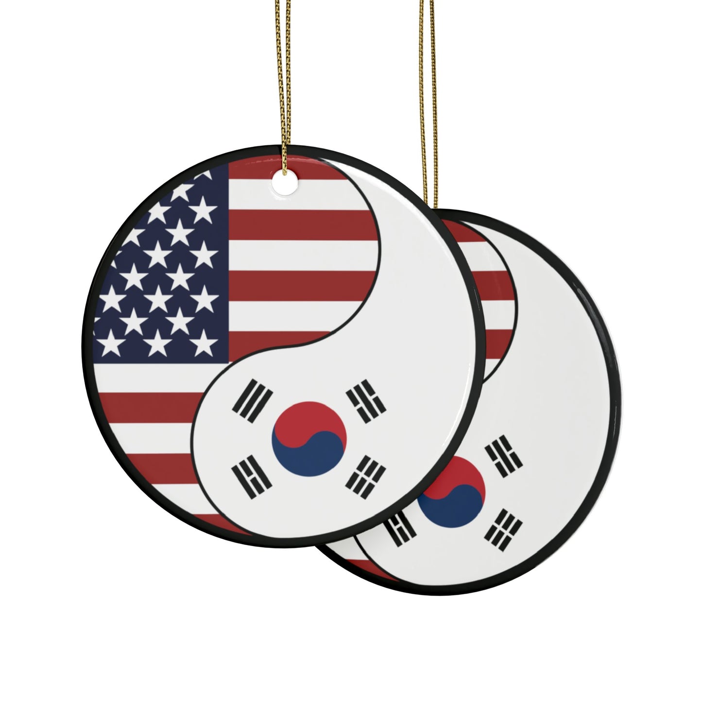 Taegukki Alliance Ceramic Ornaments (1pcs, 5pcs, 10pcs, 20pcs)