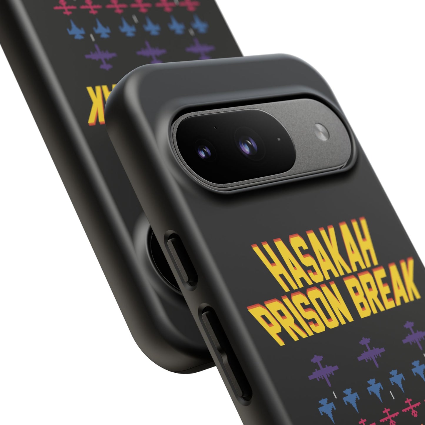 Phone Case — "Hasakah Prison Break" Retro Arcade Game Over Design