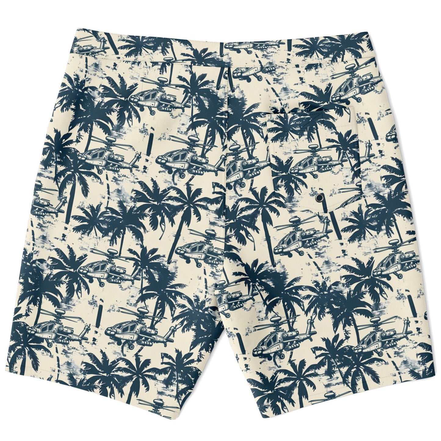 Aloha Attack Board Shorts with Palm trees