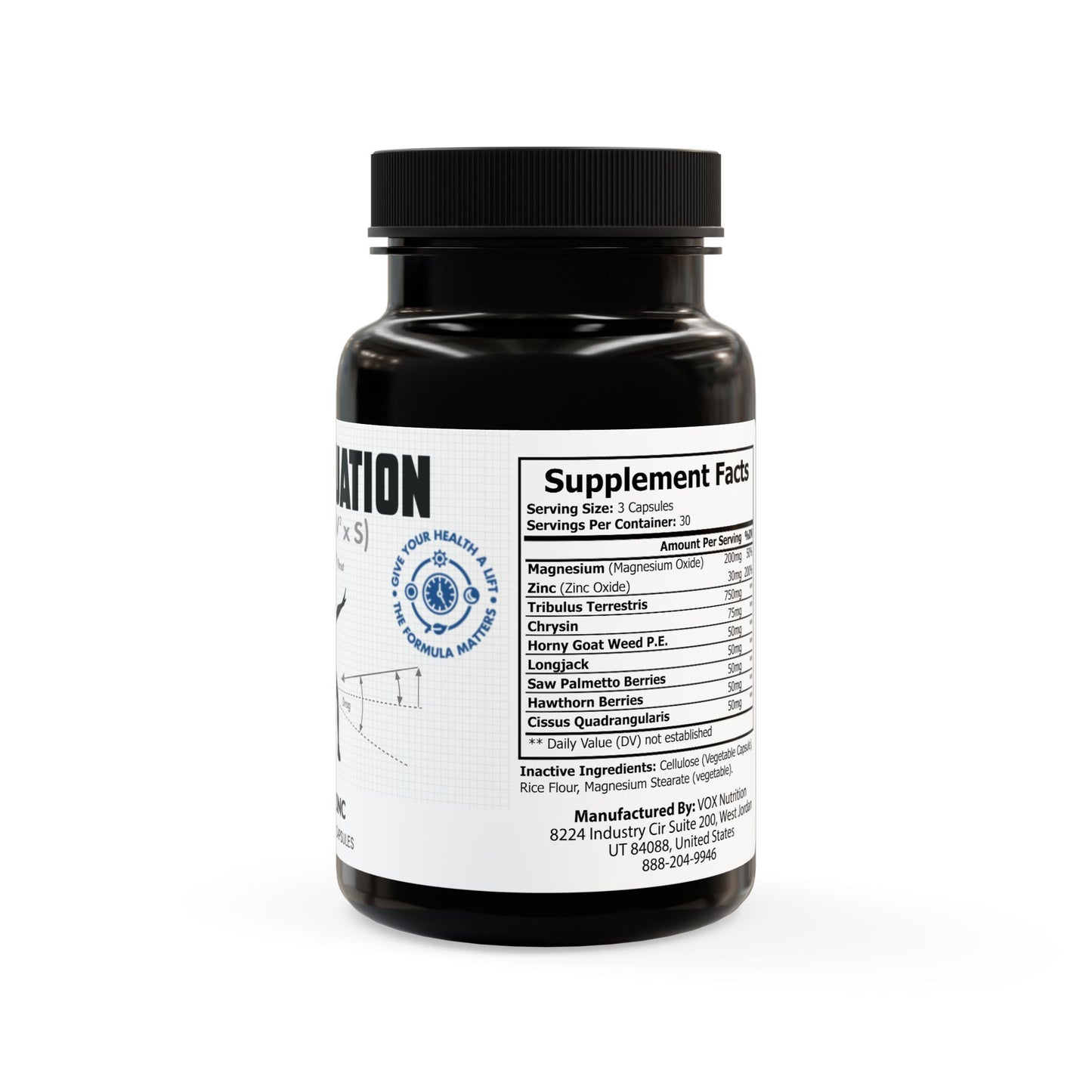 The Lift Equation Magnesium Zinc Supplement (90 Capsules)