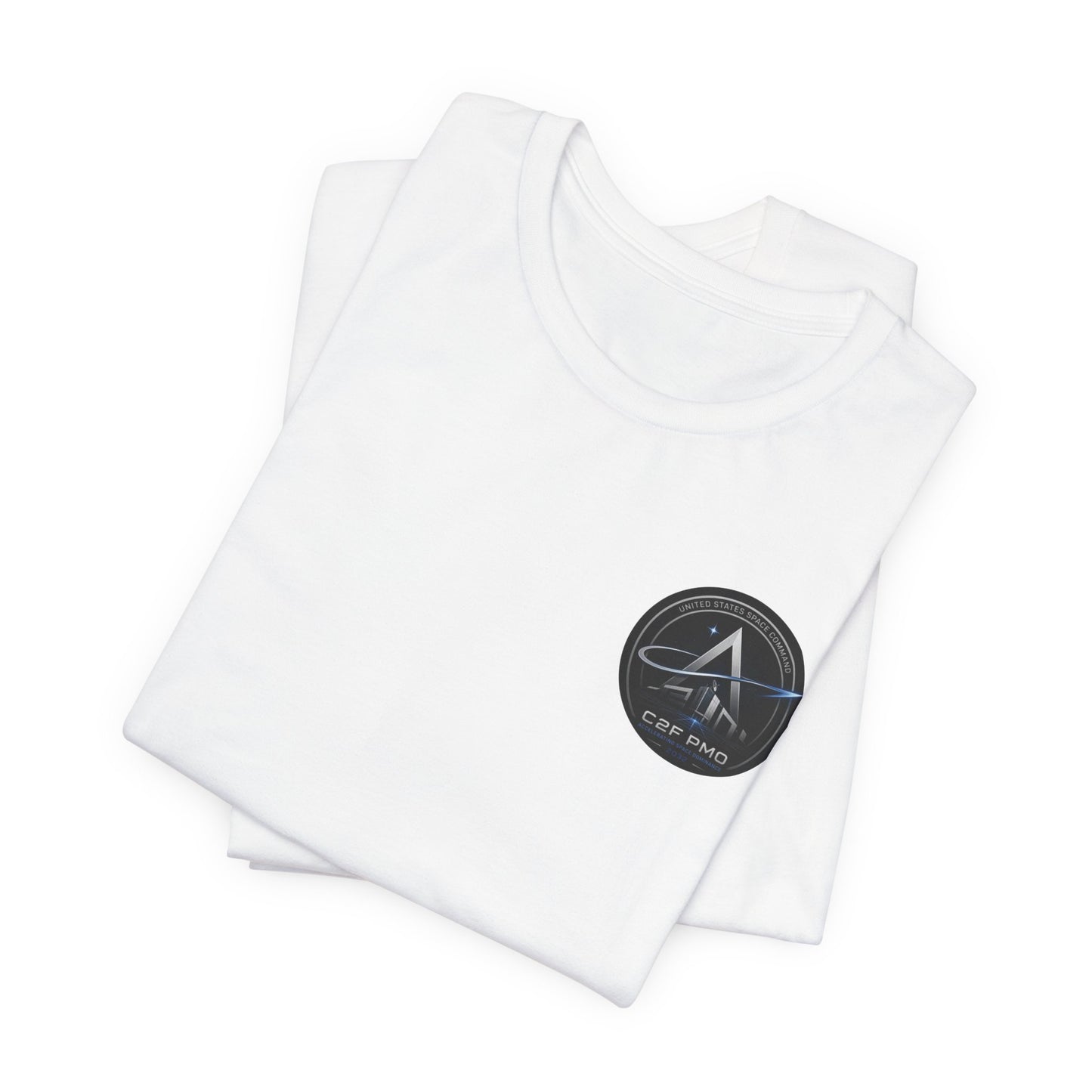 U.S. Space Command C2F PMO Logo T-Shirt Accelerating Space Dominance 2032