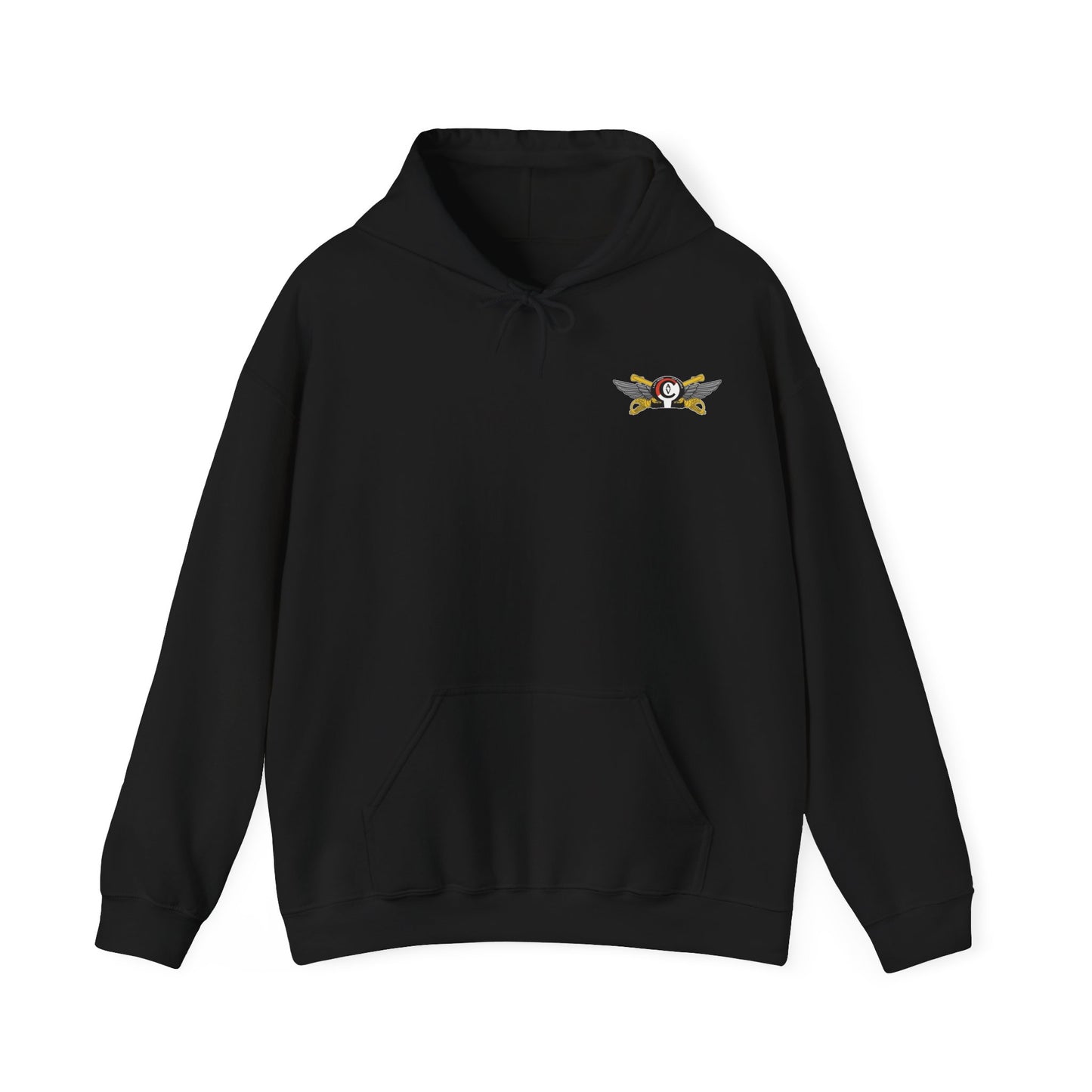 LAST TROOP - LAST CHARGE  6-17 AIR CAV C Troop Unisex Heavy Blend Hooded Sweatshirt