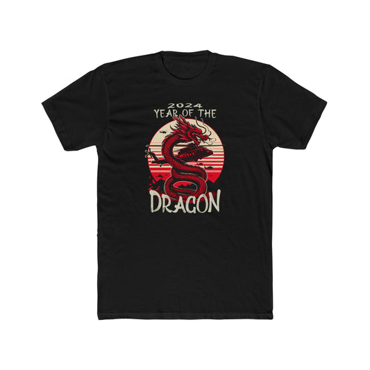 Year of the Dragon:  Blackhawk 100% Cotton Crew Tee