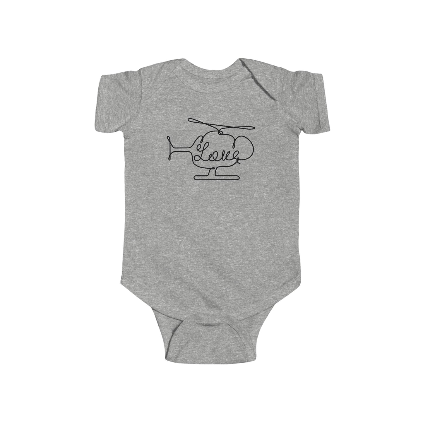 Love Copter Infant Fine Jersey Bodysuit