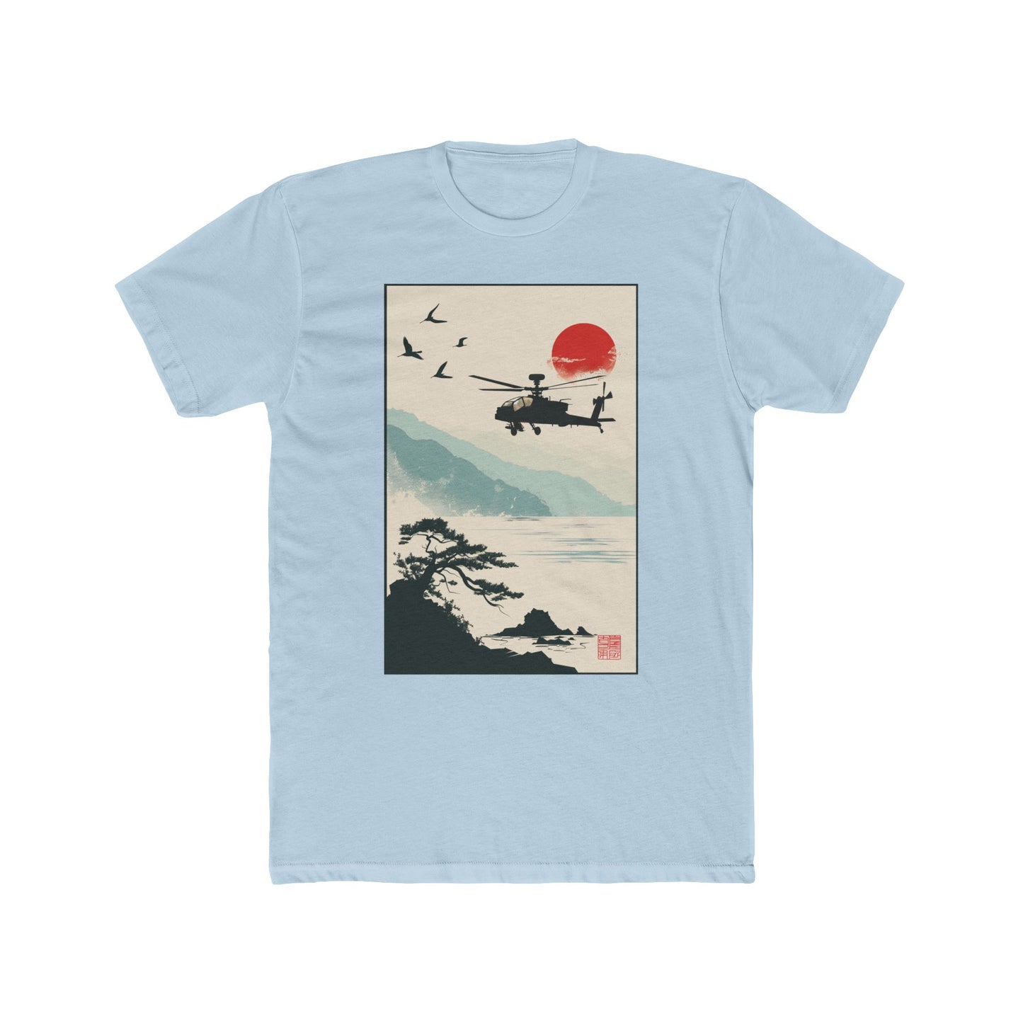 Rising Sun Flying High 100% Cotton Crew Tee