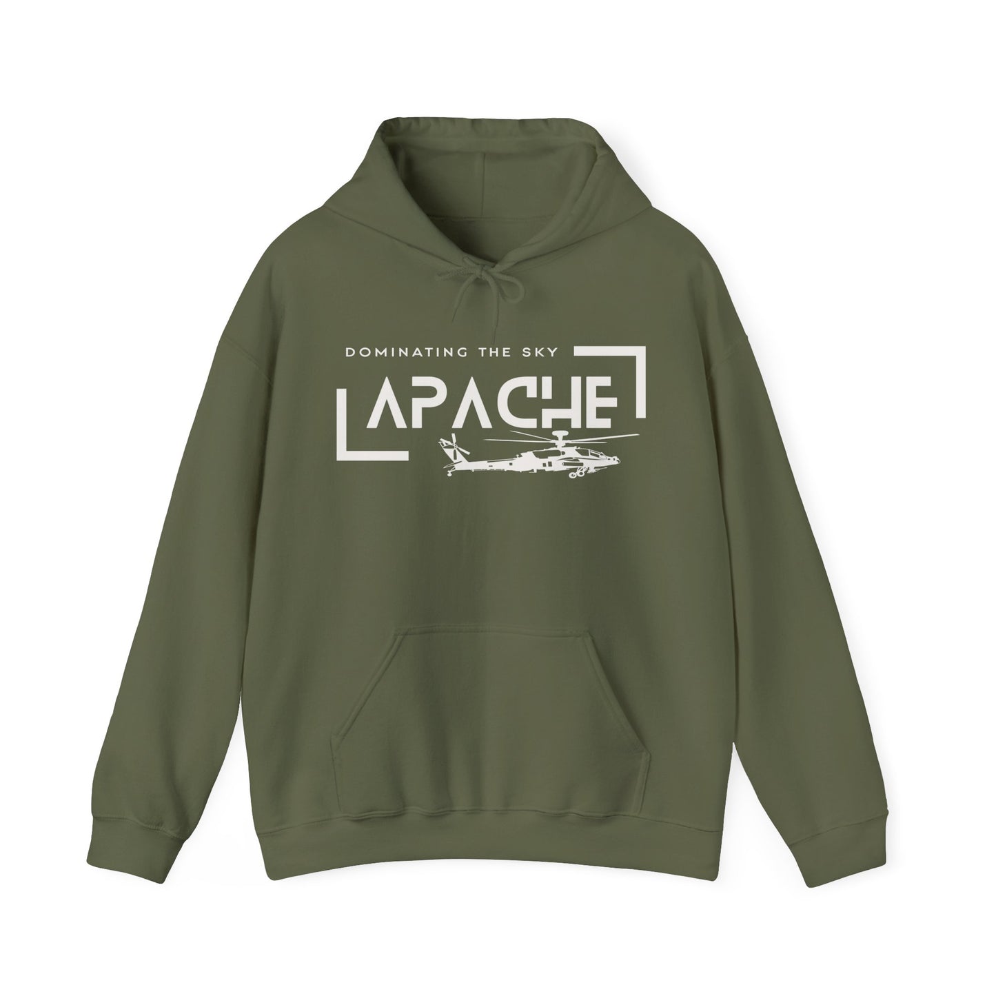 Apache Helicopter - Dominating the Sky Unisex Heavy Blend Hooded Sweatshirt