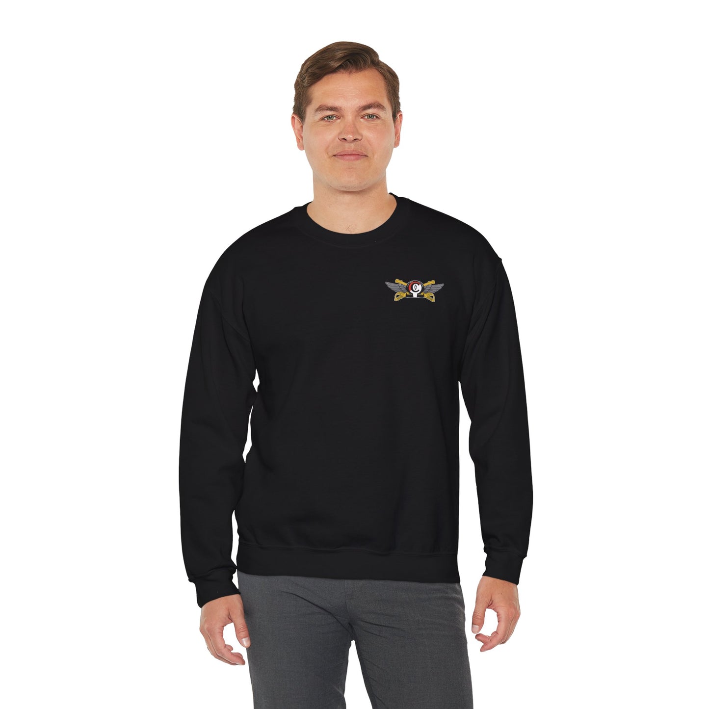 LAST TROOP - LAST CHARGE  6-17 AIR CAV Charlie Troop Unisex Heavy Blend Crewneck Sweatshirt