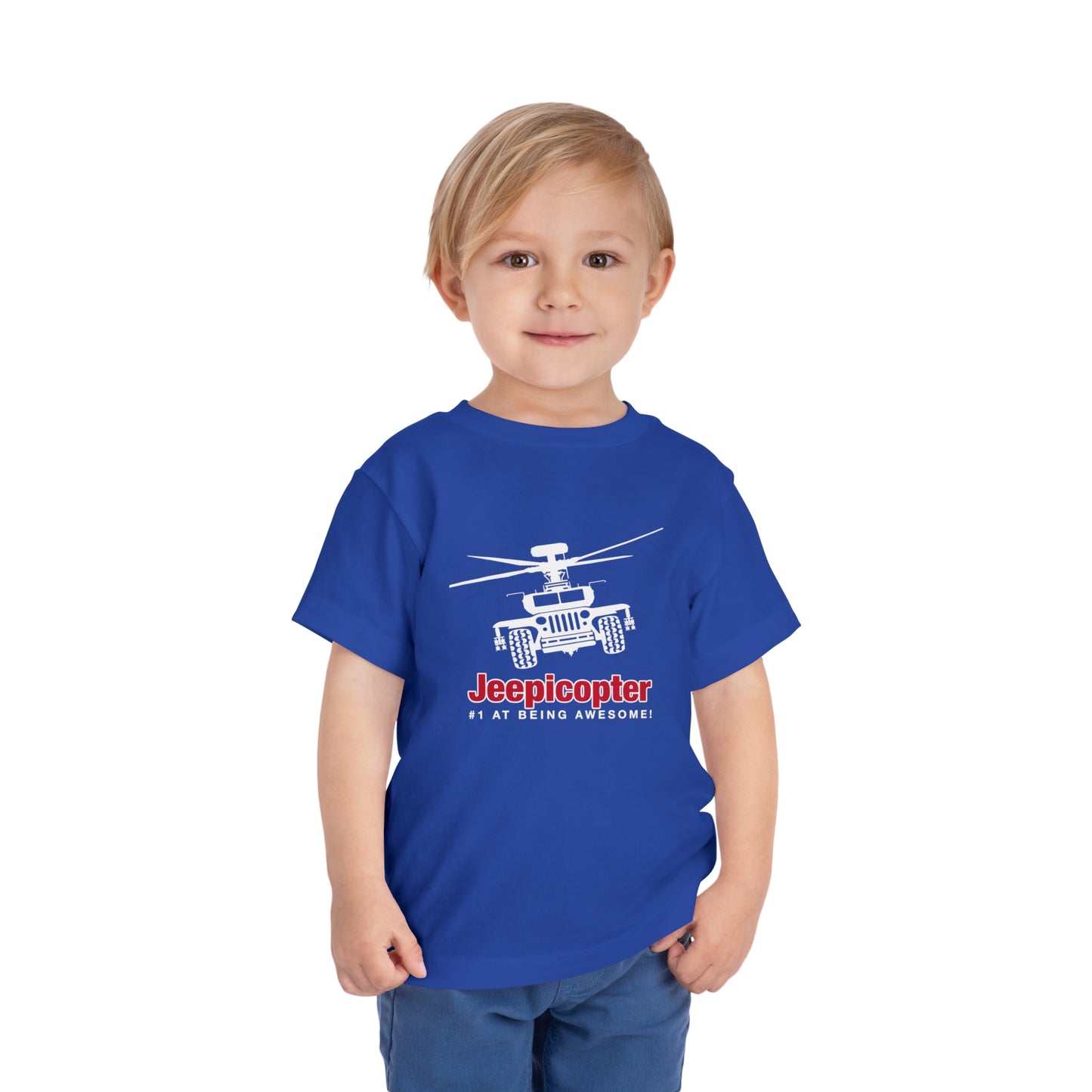 Jeepicopter Toddler Short Sleeve Tee