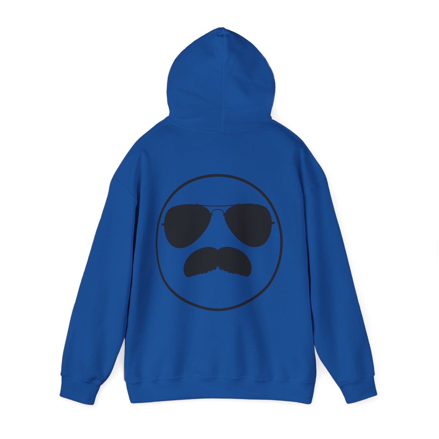 Mustache Aviator Hoodie - Unisex Heavy Blend Sweatshirt