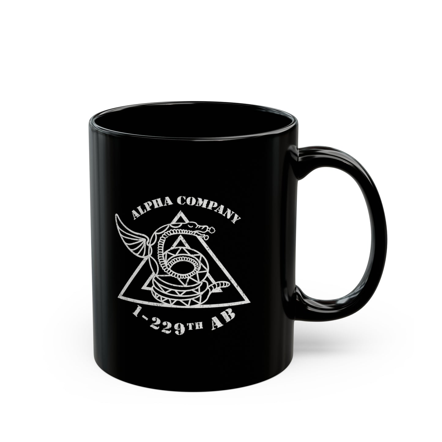 1-229 Serpents 11oz Black Mug