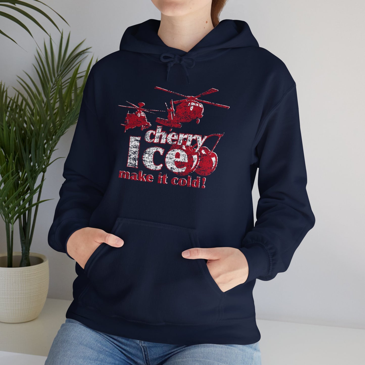 Cherry Ice Blackhawk Heavy Blend Hooded Sweatshirt