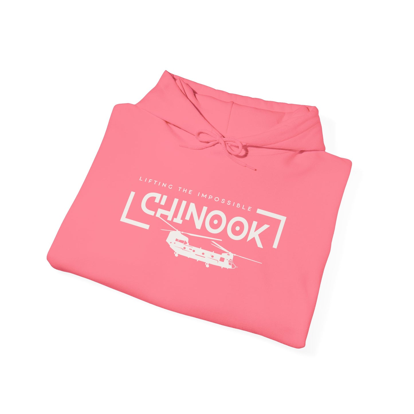 Lifting the Impossible Chinook Helicopter Unisex Heavy Blend Hooded Sweatshirt