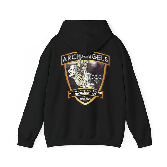 Archangel 99-Hell Follows Custom Heavy Blend Hooded Sweatshirt