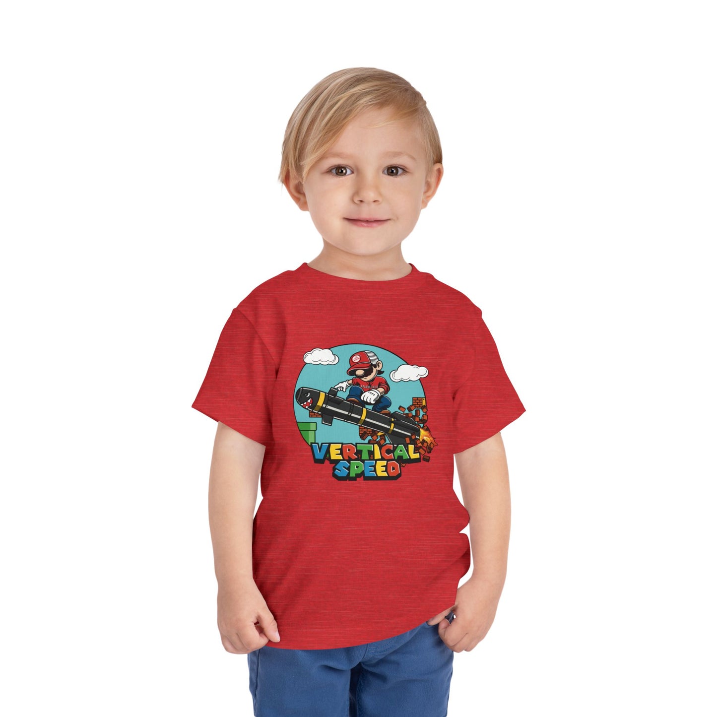 Level Up Vertical Speed Toddler Short Sleeve Tee