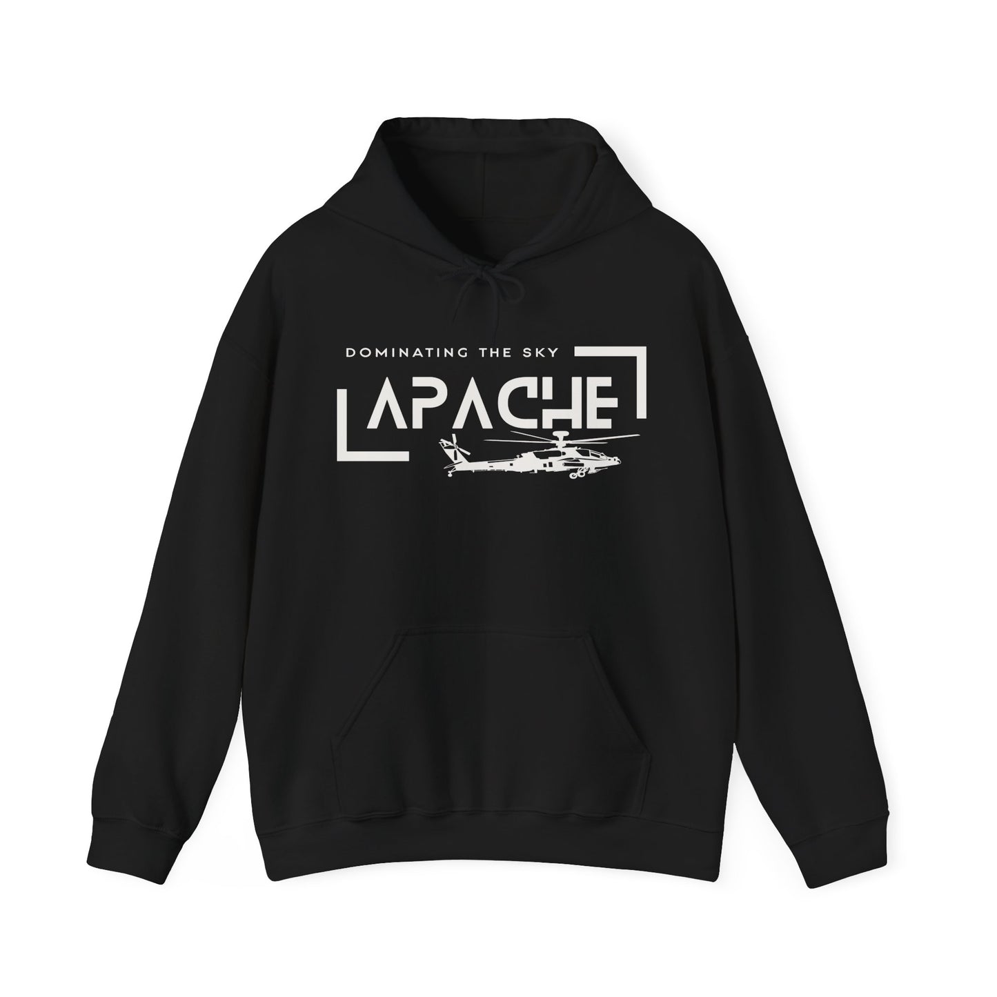 Apache Helicopter - Dominating the Sky Unisex Heavy Blend Hooded Sweatshirt