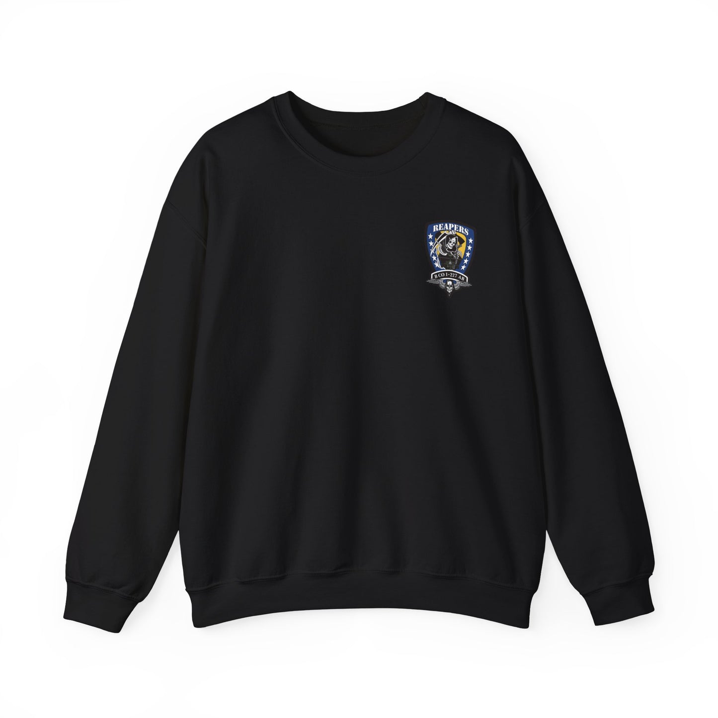 1-227 Reapers Color Shield front New Back Unisex Heavy Blend Crewneck Sweatshirt