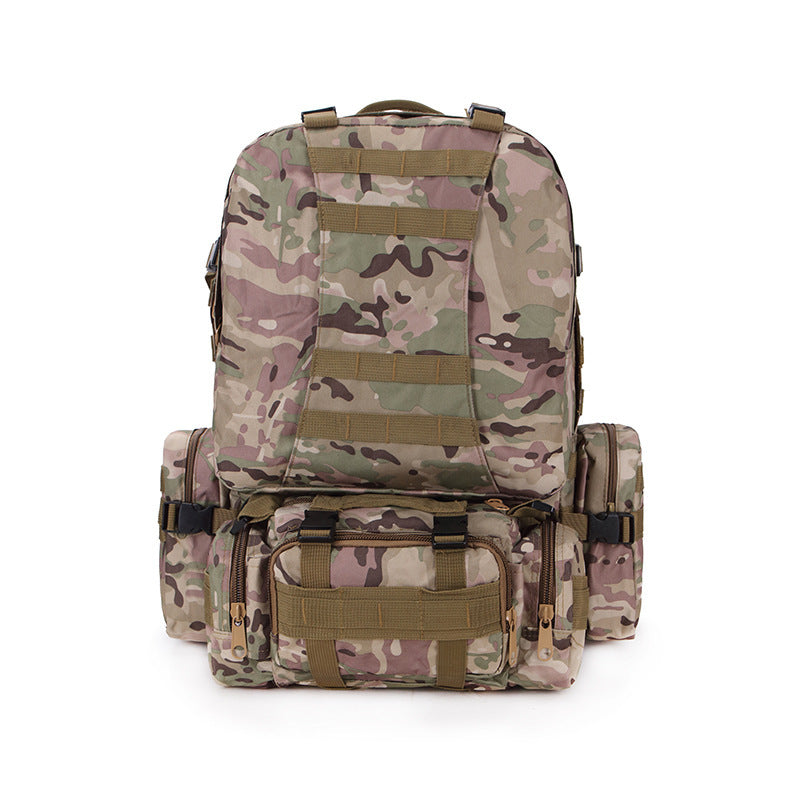 Camping Travel Bag Oxford Cloth Outdoor Backpack Army Camouflage