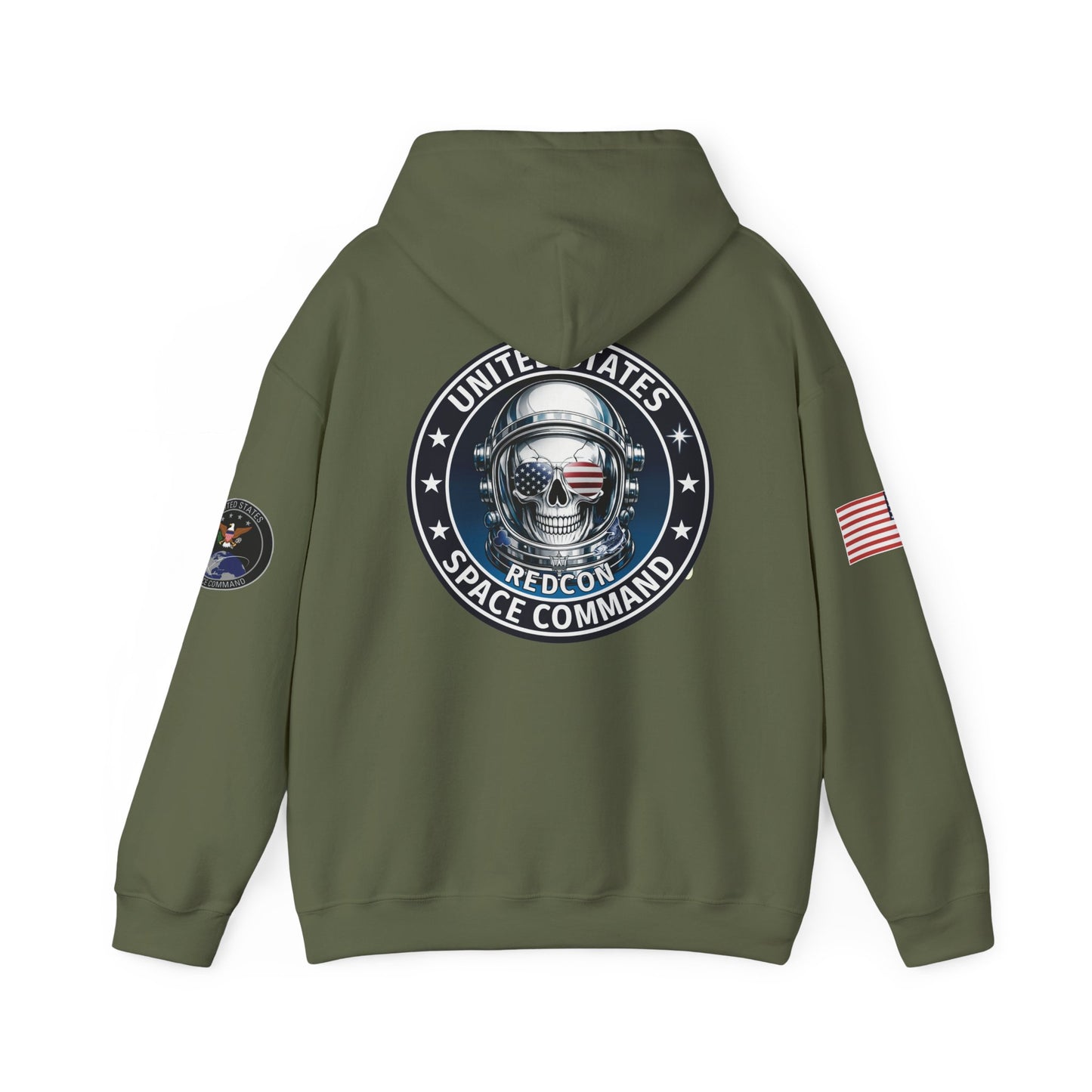 U.S. Space Command Skull Astronaut REDCON Hoodie