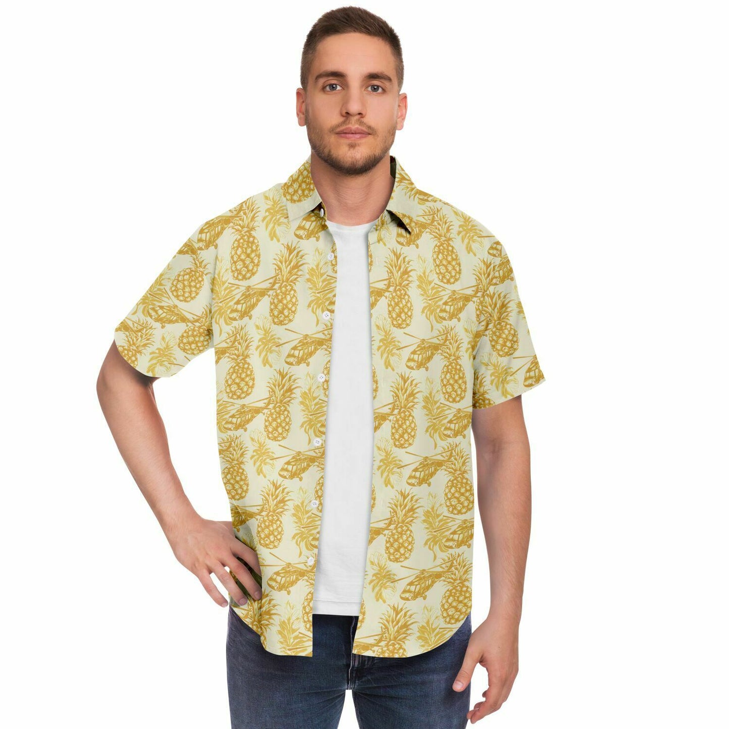 Blackhawk Tropical Thunder Short Sleeve Button Down Shirt