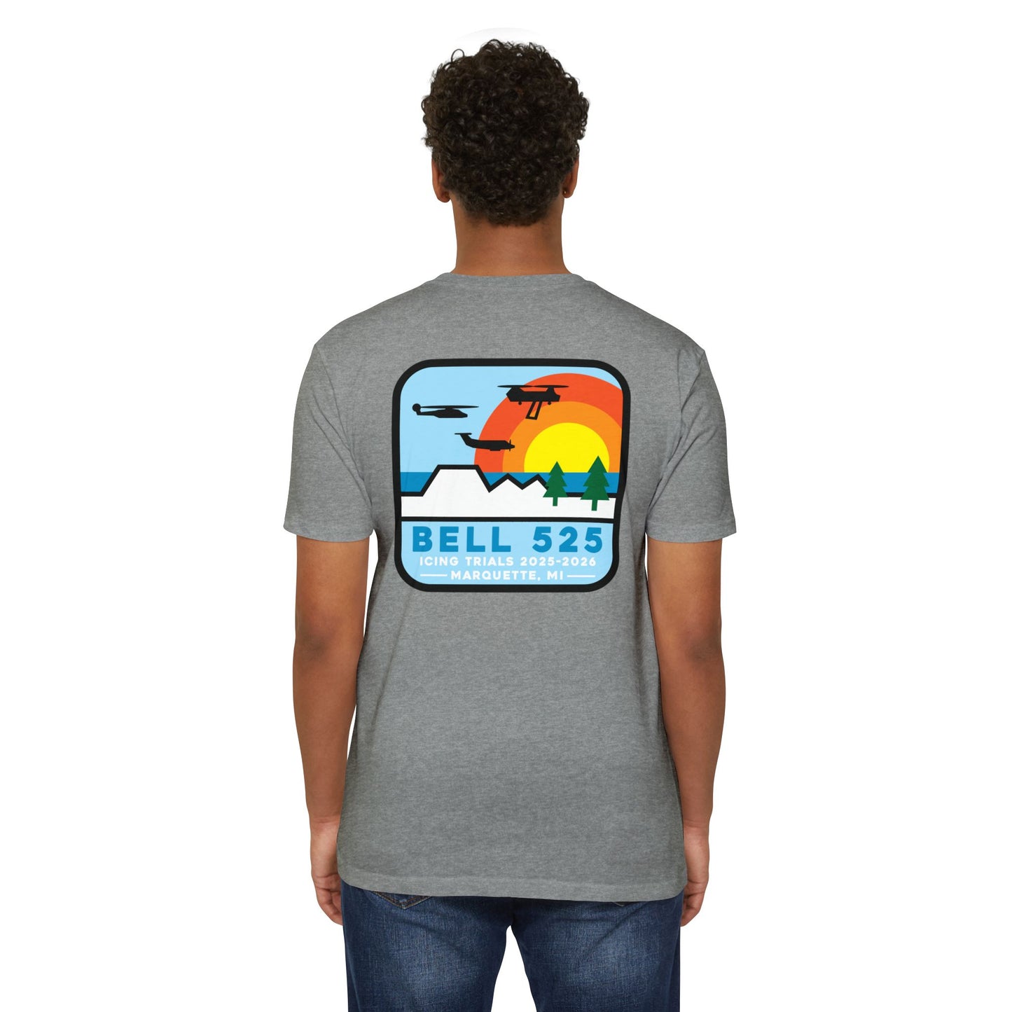 Bell 525 Ice Trials T-Shirt 60/40 Cotton-Poly